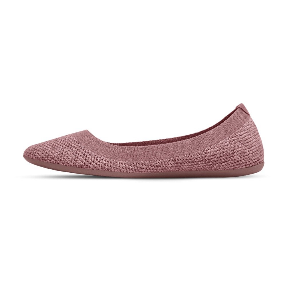 Allbirds Women\'s Flats Pink - Tree Breezers - 04728VAXP